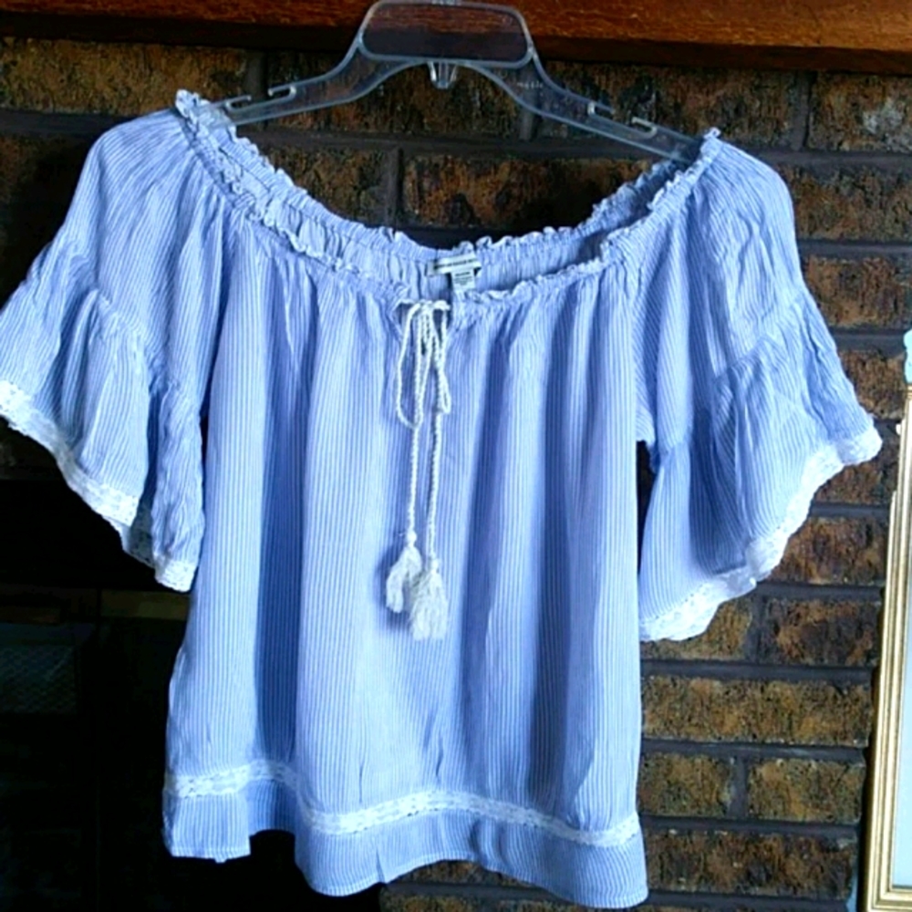 American Eagle Outfitters pinstriped top